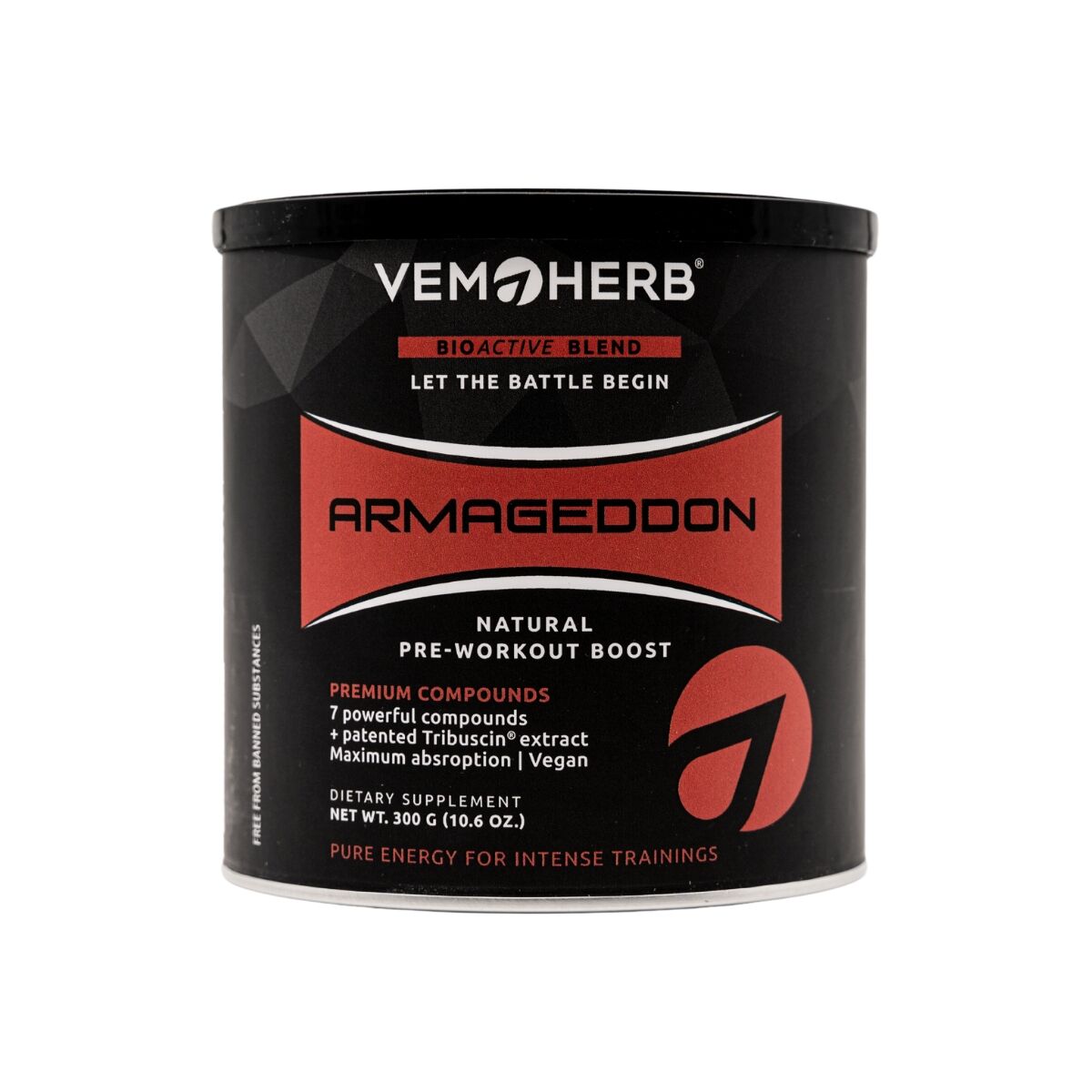 Armageddon Pre-workout, 300 g I VemoHerb<sup>®</sup> - Image 1