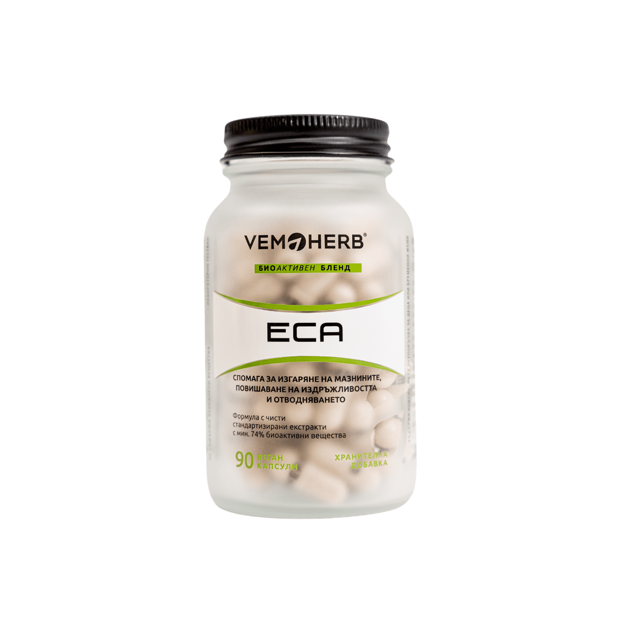 ECA, 90 capsules I VemoHerb<sup>®</sup> - Image 1